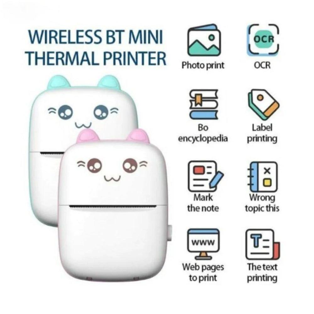 Wireless Mini Thermal Printer – Portable Bluetooth Pocket Printer