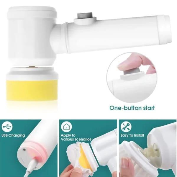 Electric Spin Scrubber – Effortless Deep Cleaning Tool