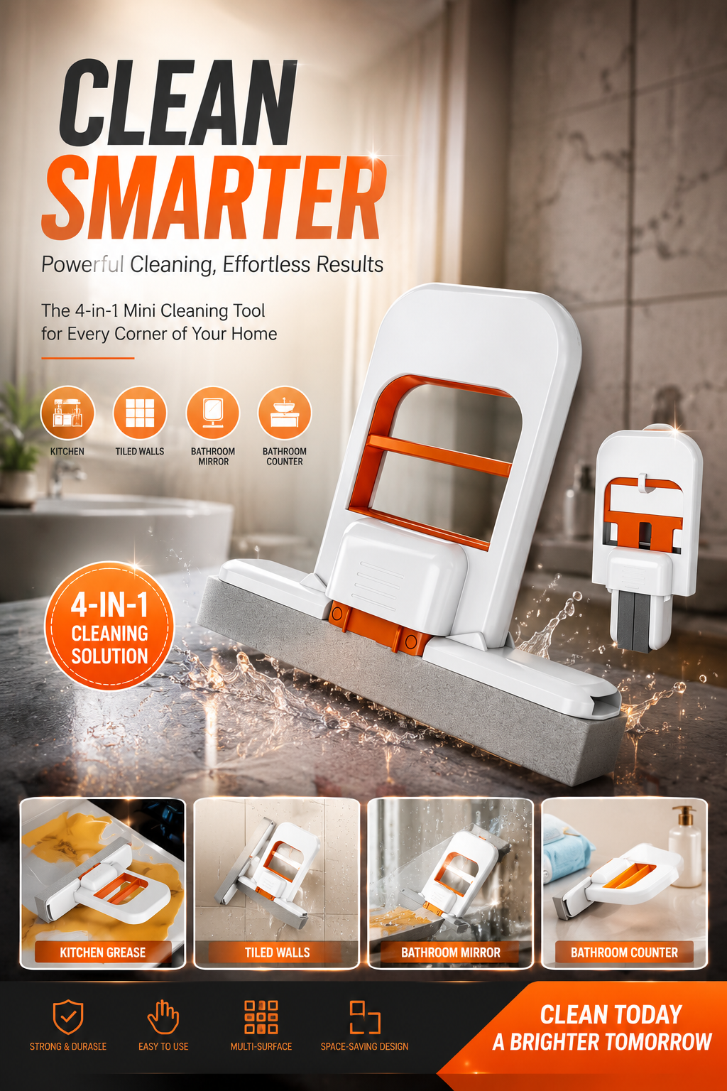 4-in-1 Mini Cleaning Tool – Clean Smarter, Faster & Easier