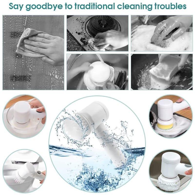 Electric Spin Scrubber – Effortless Deep Cleaning Tool