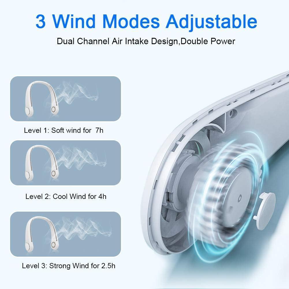 Portable Neck Air Conditioner Fan – Hands-Free Cooling with 12H Battery Life