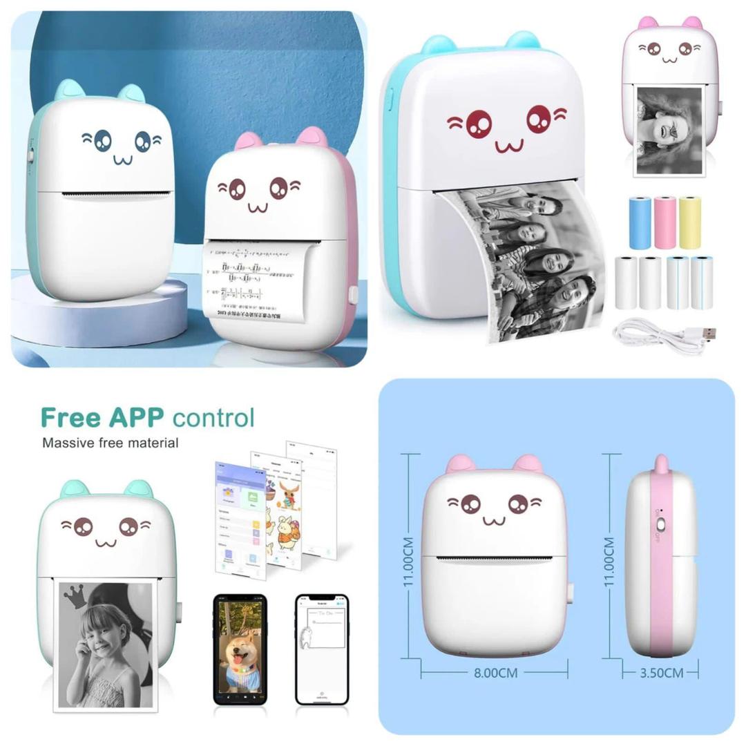 Wireless Mini Thermal Printer – Portable Bluetooth Pocket Printer